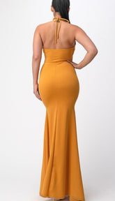 Show Off Mustard Dress